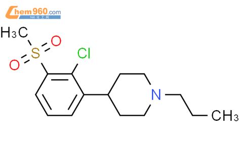 871353 91 2 PIPERIDINE 4 2 CHLORO 3 METHYLSULFONYL PHENYL 1 PROPYL