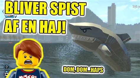 Jeg Spiller Lego City Undercover Bliver Spist Af En Haj Dansk Tale