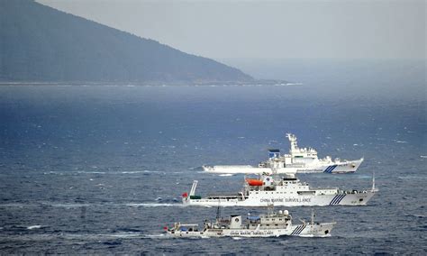 中國海警船再入釣魚台海域，其中一艘疑配有大砲武器 The News Lens 關鍵評論網