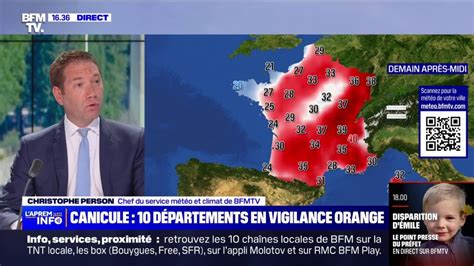 Canicule D Partements Plac S En Vigilance Orange