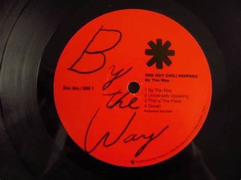 Red Hot Chili Peppers By The Way Guitar Records
