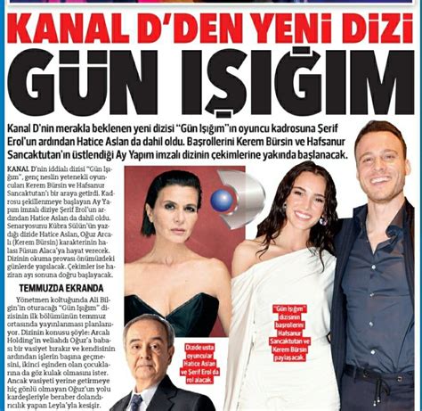 Kerem Bürsin Aktüel on Twitter BASINDA BUGÜN Kerem Bürsin Kanal D