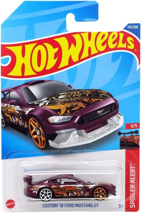 Hot Wheels Custom 18 Ford Mustang GT Alerón de alerón 55 Yaxa Colombia