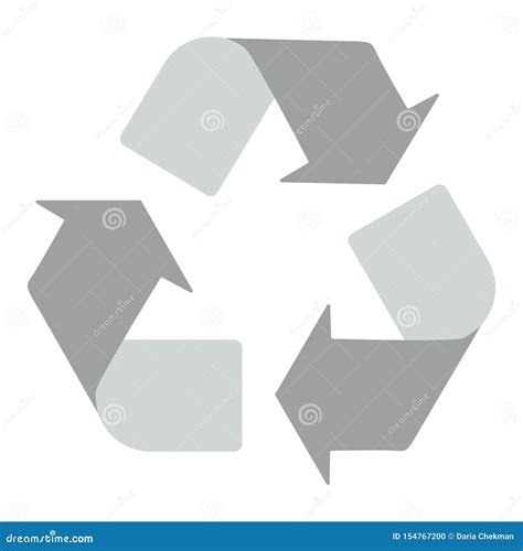 Recycling Eco Circle Black Arrows Round Circular Signs Recyclable