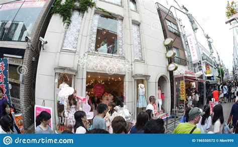 Takeshita Street Is A Pedestrian Shopping Street Lined With Fashion