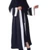 Striped Musulmane Abaya Dress Cardigan Robe Abaya Dubai For Adult