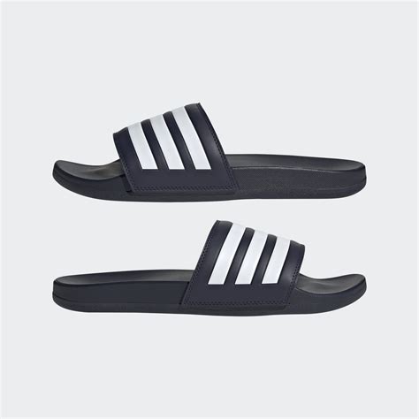 Adidas Adilette Comfort Slides Blue Adidas Uae