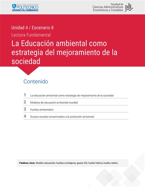 Lectura Fundamental 8 Etica Empresarial Politecnico Granco Etapas De