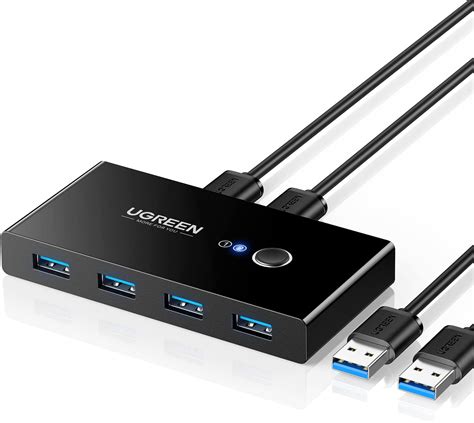 Ugreen Switch Usb Commutateur Kvm Ports Pour Pc Entr Es Sorties