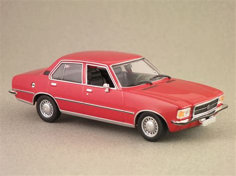 Opel Rekord D 4 Door Red Minichamps 143 Minicarweb