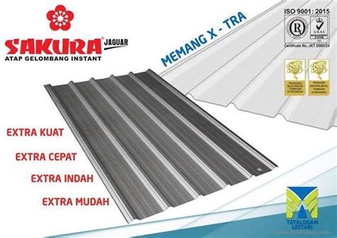 Jual SUPPLIER DISTRIBUTOR JUAL ATAP GELOMBANG SAKURA SAMARINDA READY