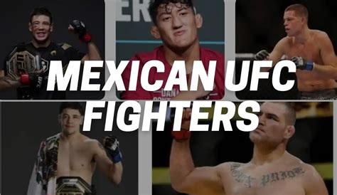 Mexican UFC Fighters: Exploring Mexican Pride in the UFC Spotlight - BJJaccessories