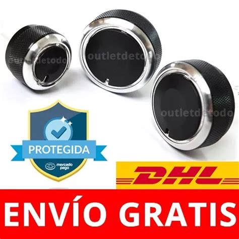 Perillas Aire Acondicionado Vw Jetta Cl Sico Golf Mk A Env O Gratis