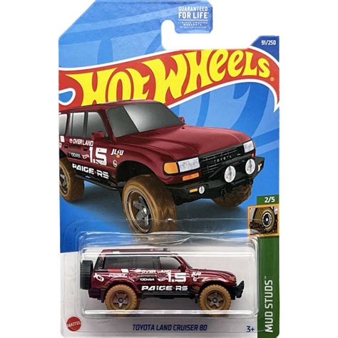 Hot Wheels Mainline Kroger Exclusive Toyota Land Cruiser 80 BAD CARD Shopee Malaysia