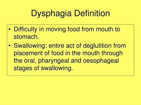 Ppt Dysphagia Powerpoint Presentation Id