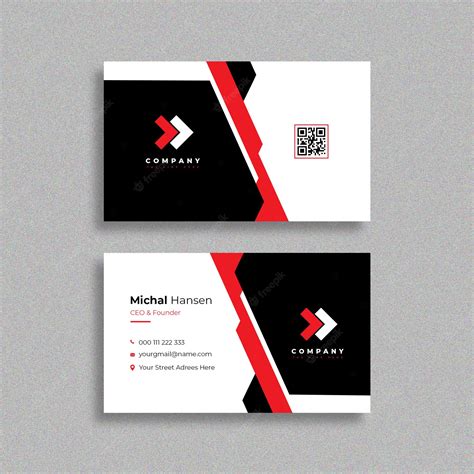 Premium PSD | Creative business card psd template