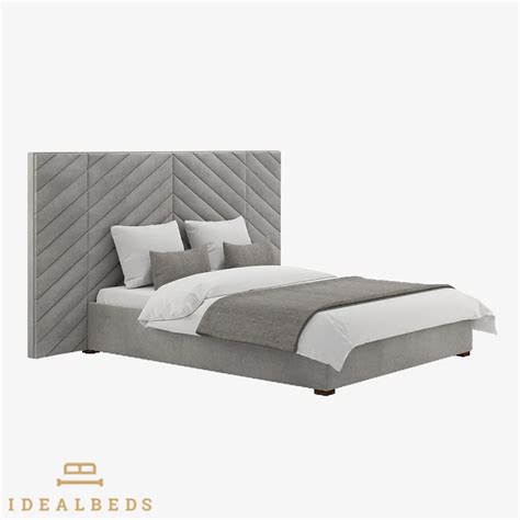Кровать с высоким изголовьем Memphis в Москве от фабрики мебели «Idealbeds»