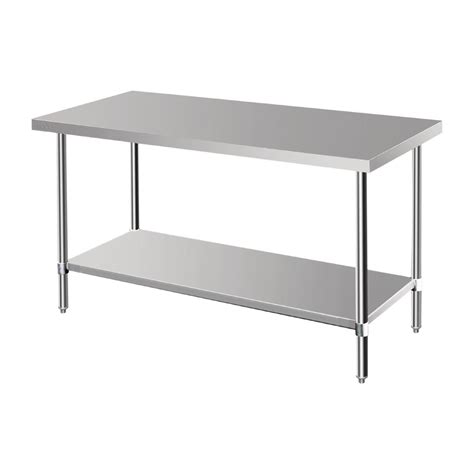 Vogue Premium Stainless Steel Prep Table 1500mm