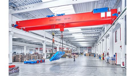 Safely Turning Heavy Parts With Universal Cranes Demagcranes