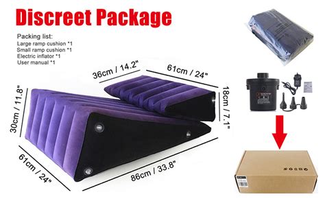 Yocare Inflatable Sex Ramp Cushion Set With Electric Inflator Adult