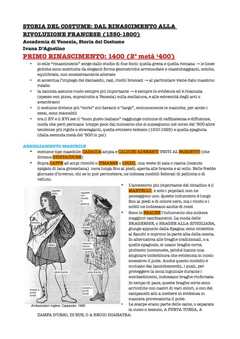 Storia Del Costume Dal Medioevo Al Storia Del Costume Dal