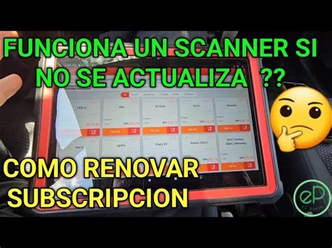 Guía paso a paso para actualizar un scanner automotriz Actualizado