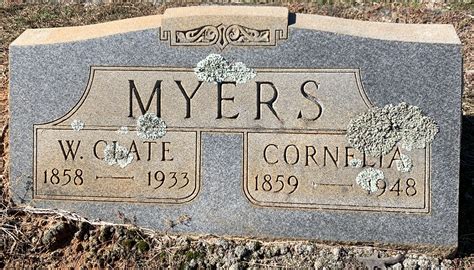 William Clayton Clate” Myers 1858 1933 Memorial Find A Grave