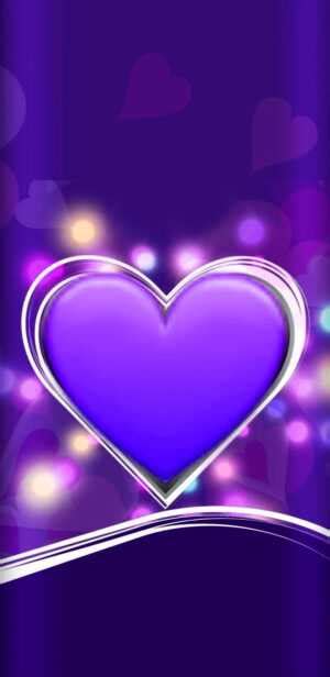 Purple Heart Wallpaper IXpap