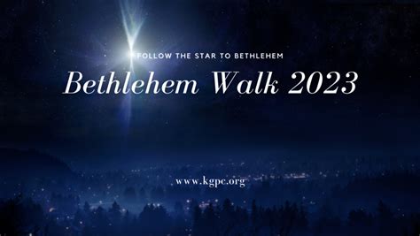 Bethlehem Walk – King's Grant Presbyterian