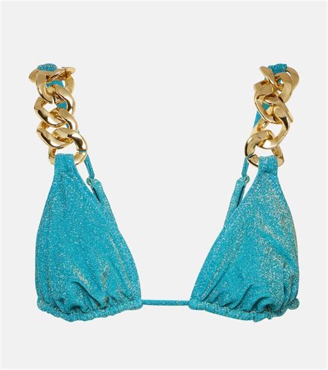 Gold Chain Triangle Bikini Top Artofit