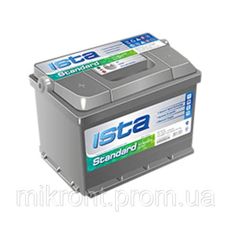 Аккумулятор Ista Standard 6СТ-60 R+, цена 1 350 грн., купить в ...