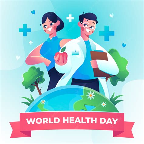 Premium Vector Gradient Illustration For World Health Day Celebration