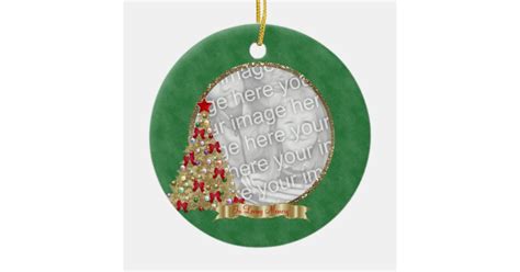 In Loving Memory Christmas Tree Photo Ornament Zazzle