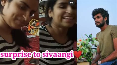 Sam Surprise Love To Sivaangi⛄🌲 Sam Went To Sivaangi Home Youtube