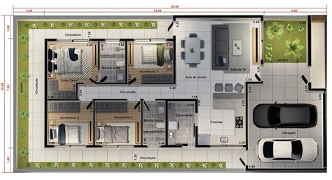 Casa térrea terreno de 10x20 Como construir a casa dos seus sonhos