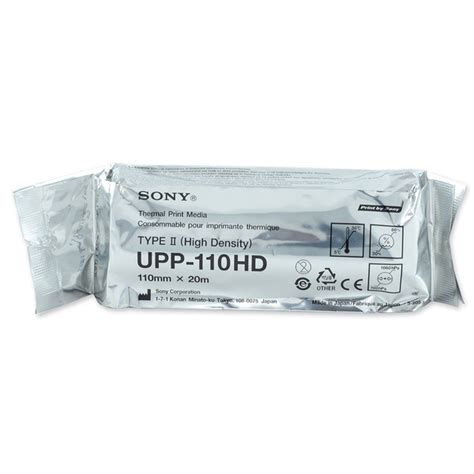 Бумага для УЗИ UPP-110HD SONY 110x20 - купить с доставкой по выгодным ...