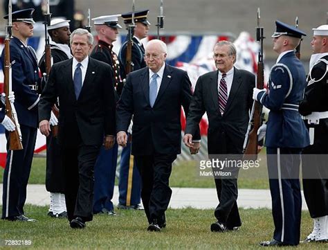 Pentagon Holds Departure Ceremony For Rumsfeld Photos And Premium High