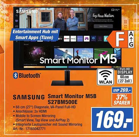 Samsung Smart Monitor M5b S27bm500e Angebot bei Expert Technomarkt ...