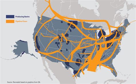 Us Oil And Gas Pipeline Map