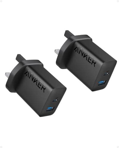 Anker Usb C Plug Iphone Charger 2 Pack 20w Dual Port Usb Fast Wall