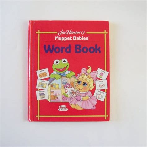 Jim Hensons Muppet Babies Word Book Etsy Muppet Babies Muppets