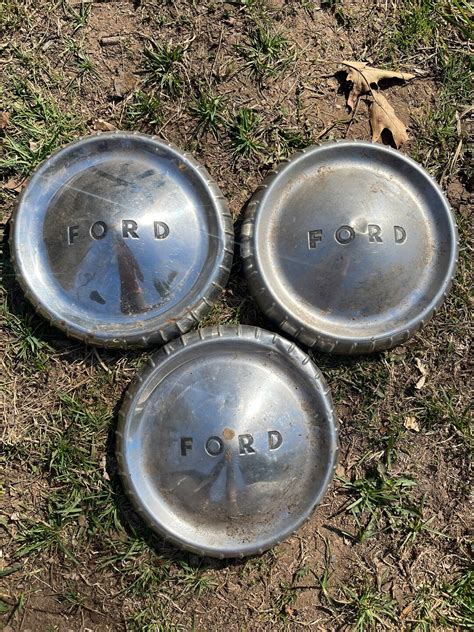 Vintage Ford Dog Dish Hubcaps Etsy