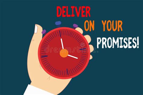 Text Sign Showing Deliver On Your Promises Conceptual Photo Do What