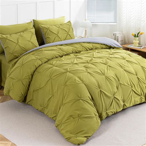 Sophia And William King Size Comforter Set 8 Pieces Pinch Pleat Bedding Set All