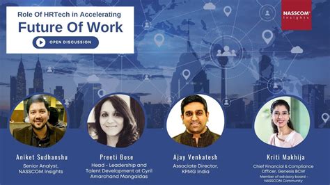 Role Of Hrtech In Accelerating Future Of Work Nasscom Insights Youtube