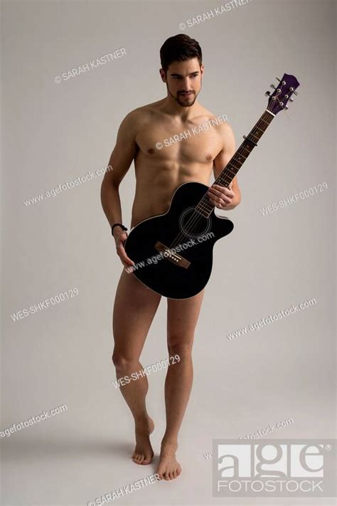 Naked Man With Guitar Stock Photo Picture And Royalty Free Image Pic WES SHKF