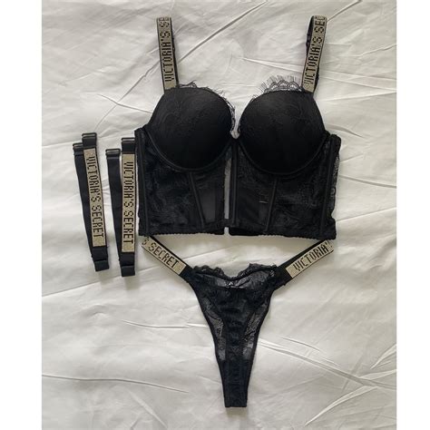 Conjunto De Lingerie Sexy De Victoria Al As Bluh Shopee Brasil