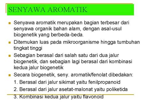 SENYAWA AROMATIK MDA 08 SENYAWA AROMATIK N N