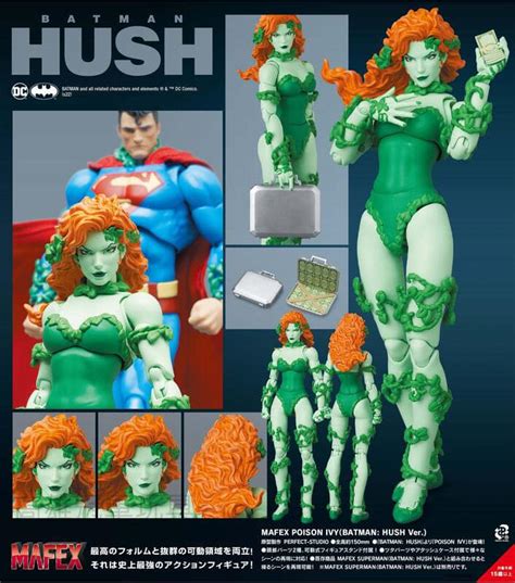 First Look Medicom Mafexs Batman Hush Poison Ivy Project Action Figure