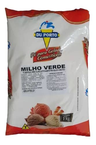 Base Pó Saborizante Milho Verde 1 Kg Sorvete Picolé Gelados